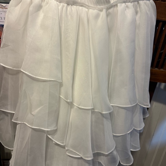 (4/311) ❤️ BNWT MAC DUGGAL
High Low Tiered Gown with Built In Bodysuit #55320 - Picture 6 of 11